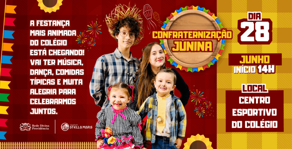 OUTDOOR CONFRATERNIZAÇÃO JUNINA